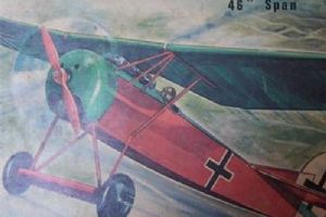 Browse Veron Fokker DVIII - 46 inch Parts set