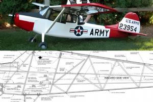 Browse Cessna L-19 Bird Dog Plan Set by Hostetler