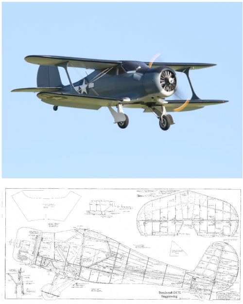 D-17 Staggerwing Plan Set - Ziroli