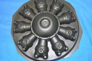 Dummy radial engine - vac-formed