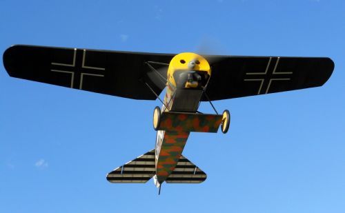 Fokker DVIII - electric Parts Set and plan