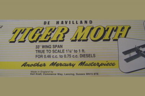 Mercury Tiger Moth 33" Parts Set