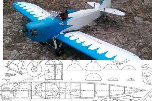 Plan Set for Bowers Fly Baby Mono 1/4 Scale - Jim Pepino