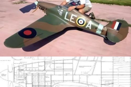 Hawker Hurricane MK II 1/4 scale Plans by David Andersen