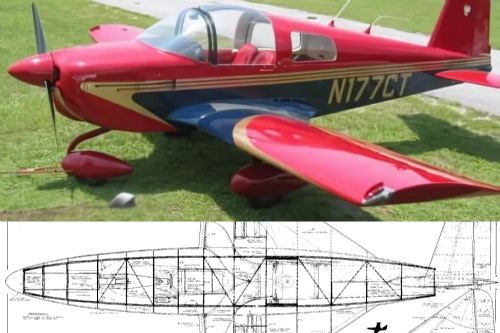 GRUMMAN AMERICAN AA-1C LYNX by D Andersen PLAN set