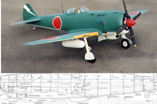 NAKAJIMA KI 84 "HAYTE" FRANK Plan - Don Smith