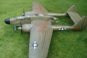 P-61 Black Widow - Parts Set by Ziroli