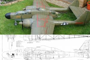 P-61 Black Widow plan by Ziroli