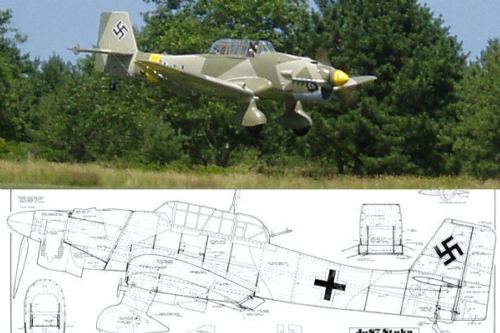 JU-87B and D/G Stuka Plan by Ziroli