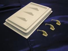 Supermarine Spitfire Mk I-V Mirror, Gear Door and trim tab set - Ziroli