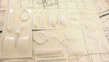 P-38 Lightning (Ziroli) Supercharger, air scoop and radiators