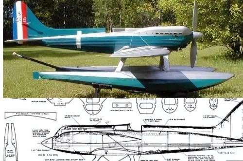 S6B Supermarine - Plan