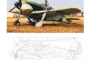 Plan for 90" or 113" FW190 Focke Wulf - Vailly