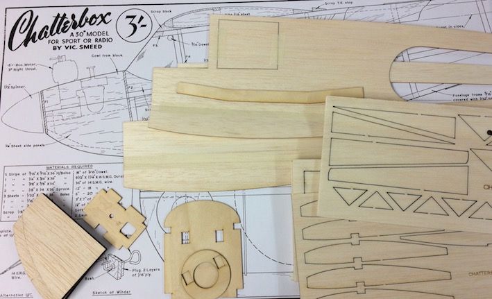 Chatterbox Parts Set and Plan