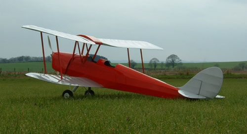 DH82 Tiger Moth - small electric scale range