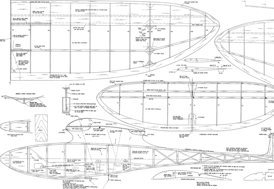 Leprechaun rc deals glider plans