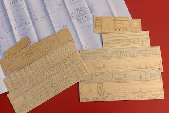 RAF SE5a - Electric Scale Series - Parts Set and plans