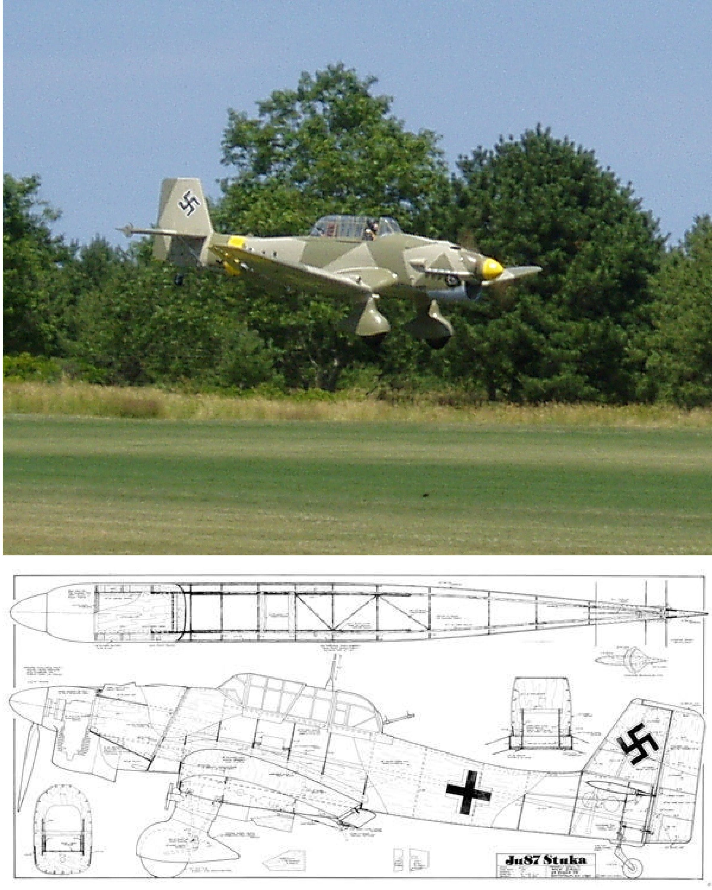Ju87B and D/G Stuka Plan by Ziroli